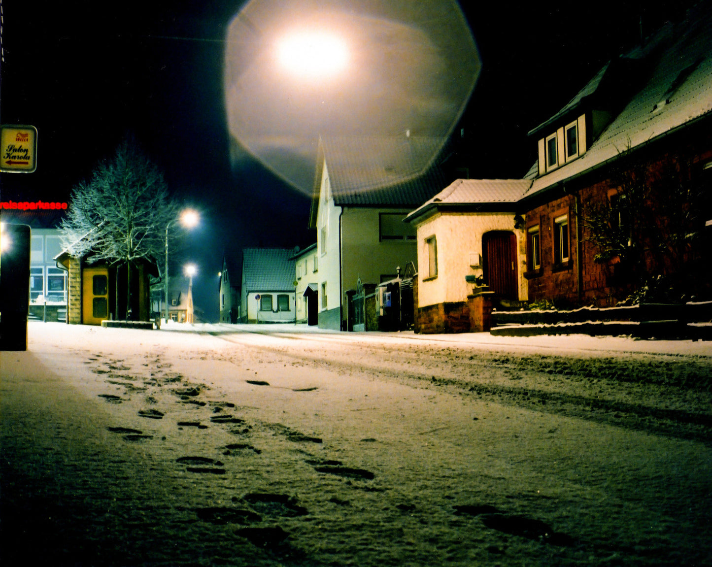 Frosty Footprints , Mehlingen Germany